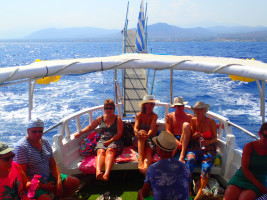 Bootsreise im Mittelmeer