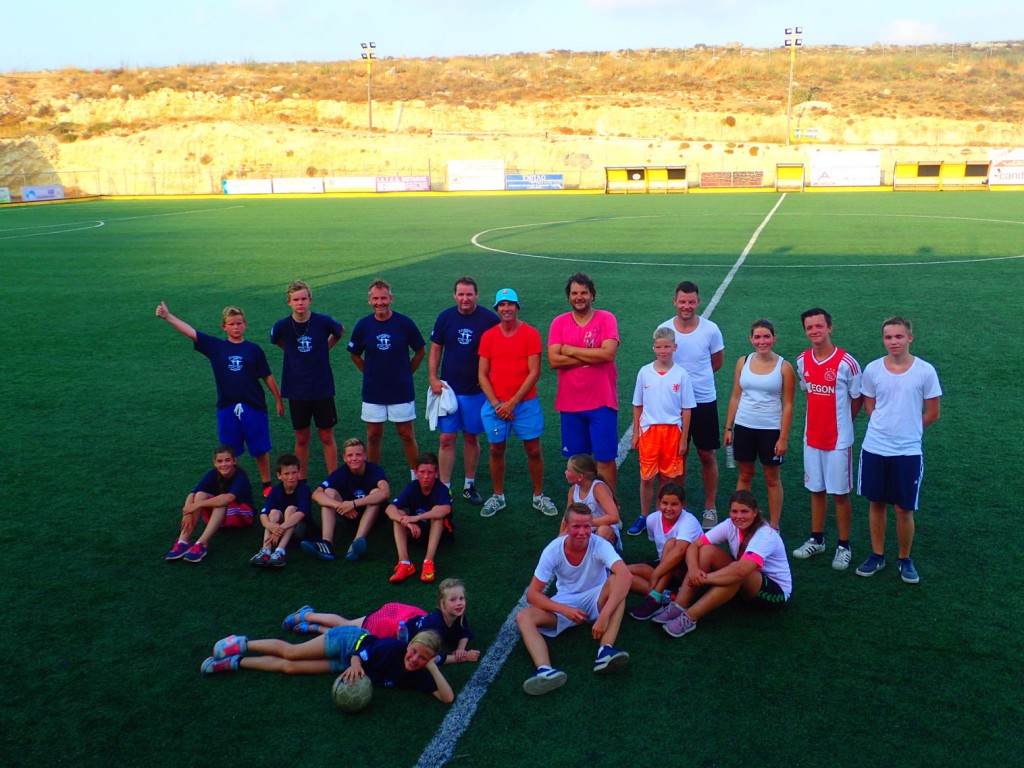 Fussball abend im Kreta Urlaub